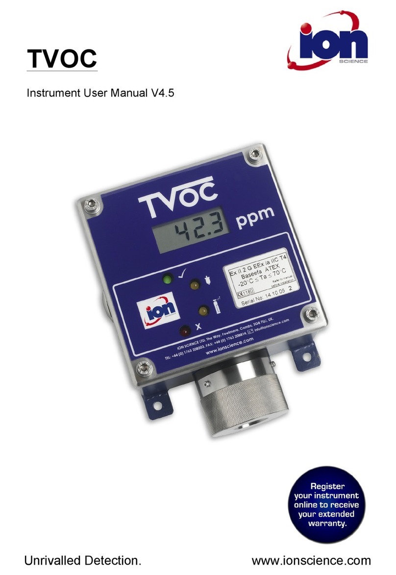 ion science TVOC user manual