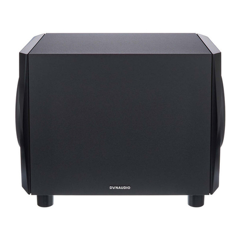 Dynaudio 18S User manual