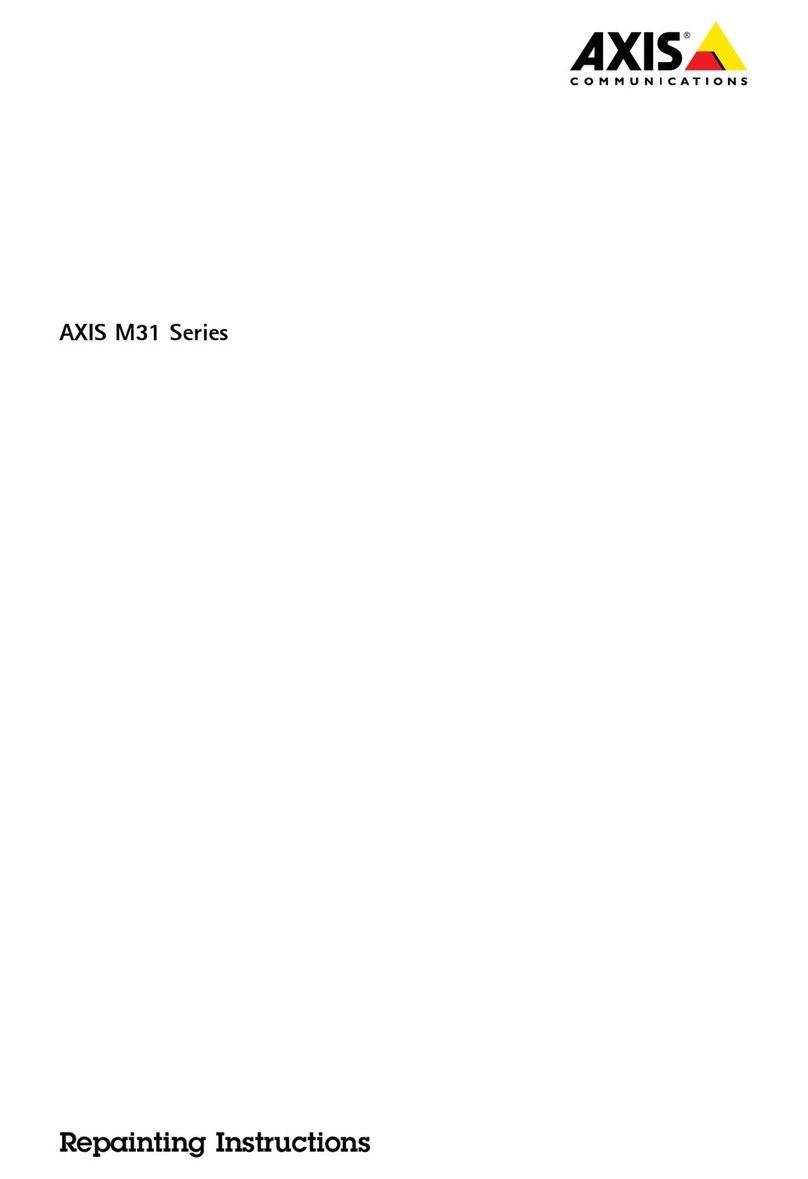 Axis M31 SERIES User manual Axis M31 SERIES User manual