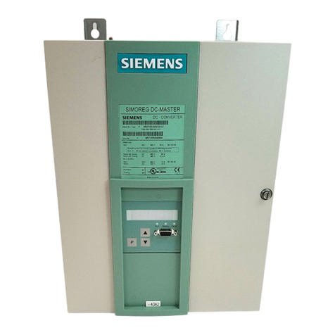 Siemens SIMOREG DC Master 6RA7028-6DS22 User manual