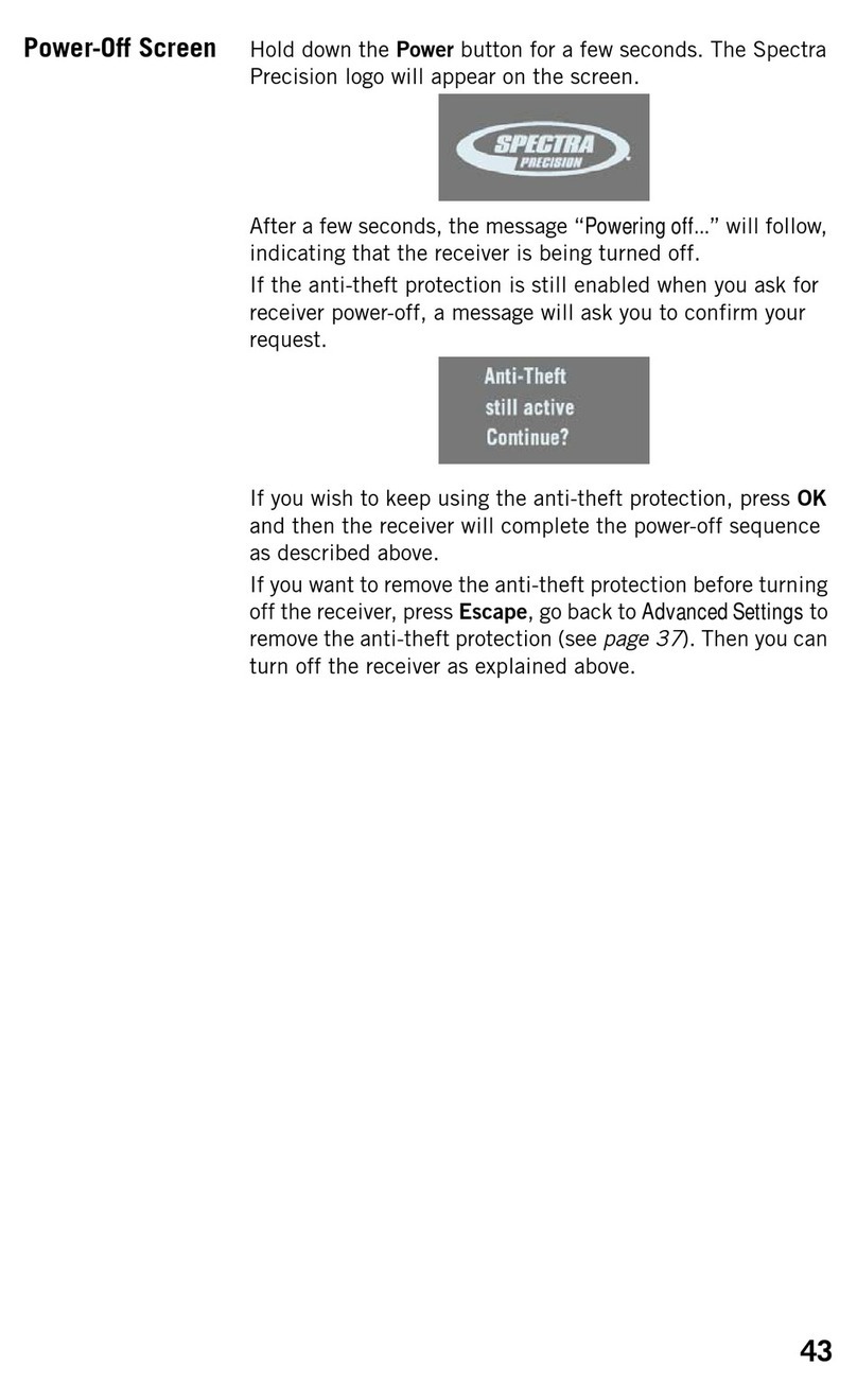 Spectra Precision SP90m User manual