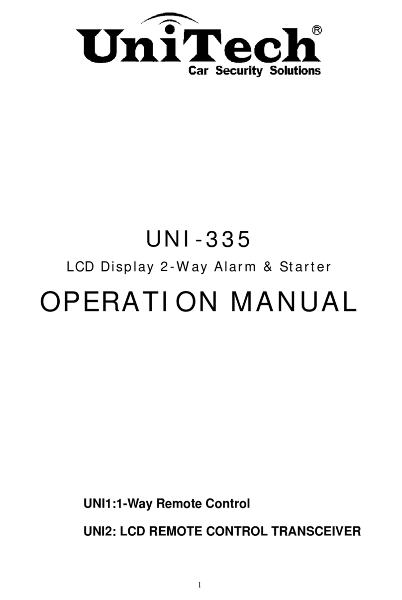 Unitech UNI-335 Operation manual