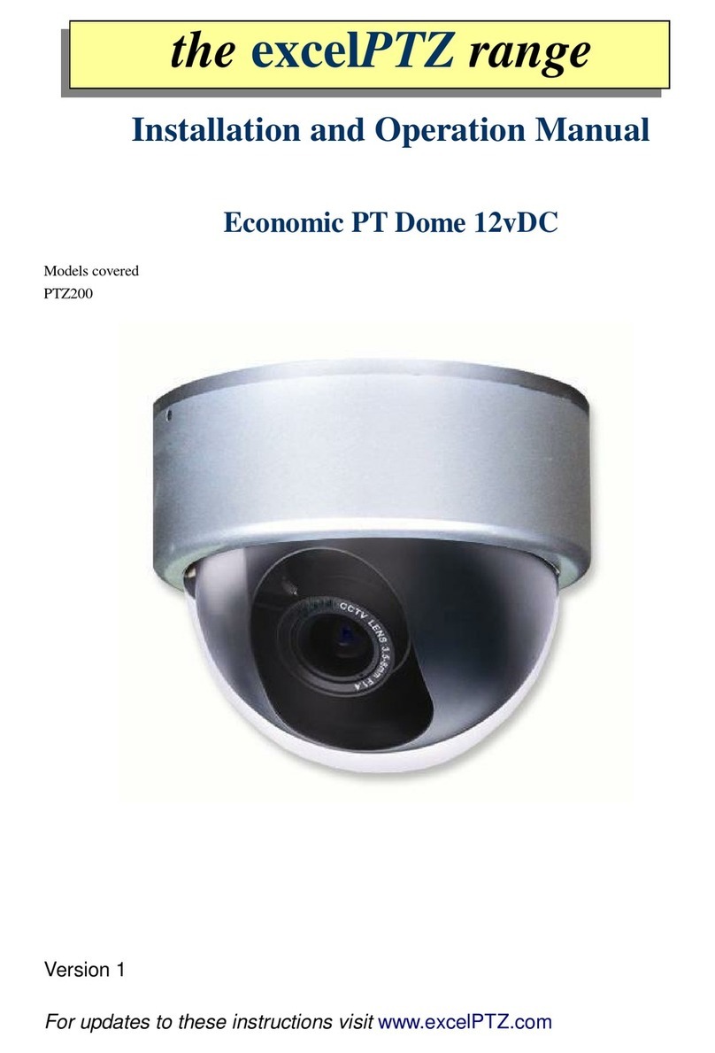 excelPTZ PTZ200 User manual excelPTZ PTZ200 User manual
