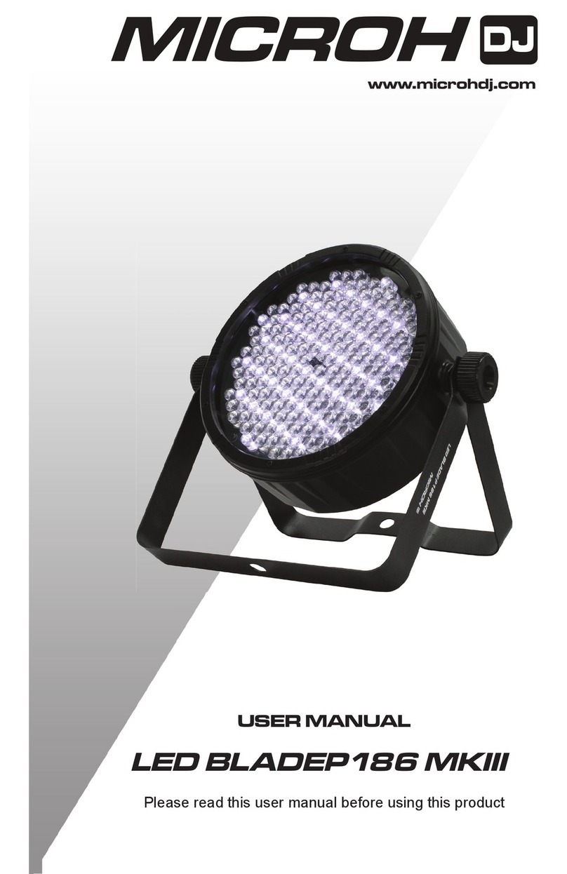 MicrohDJ LED BLADEP186 MKIII user manual