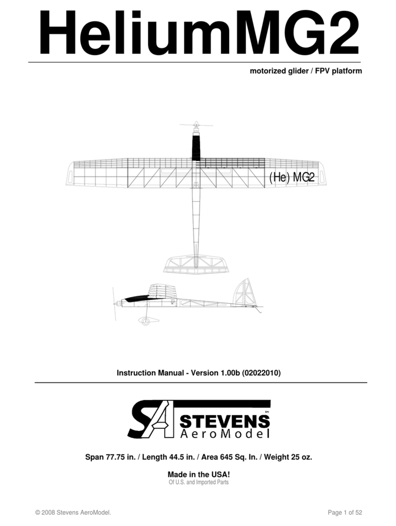 Stevens Aero Model HeliumMG2 instruction manual