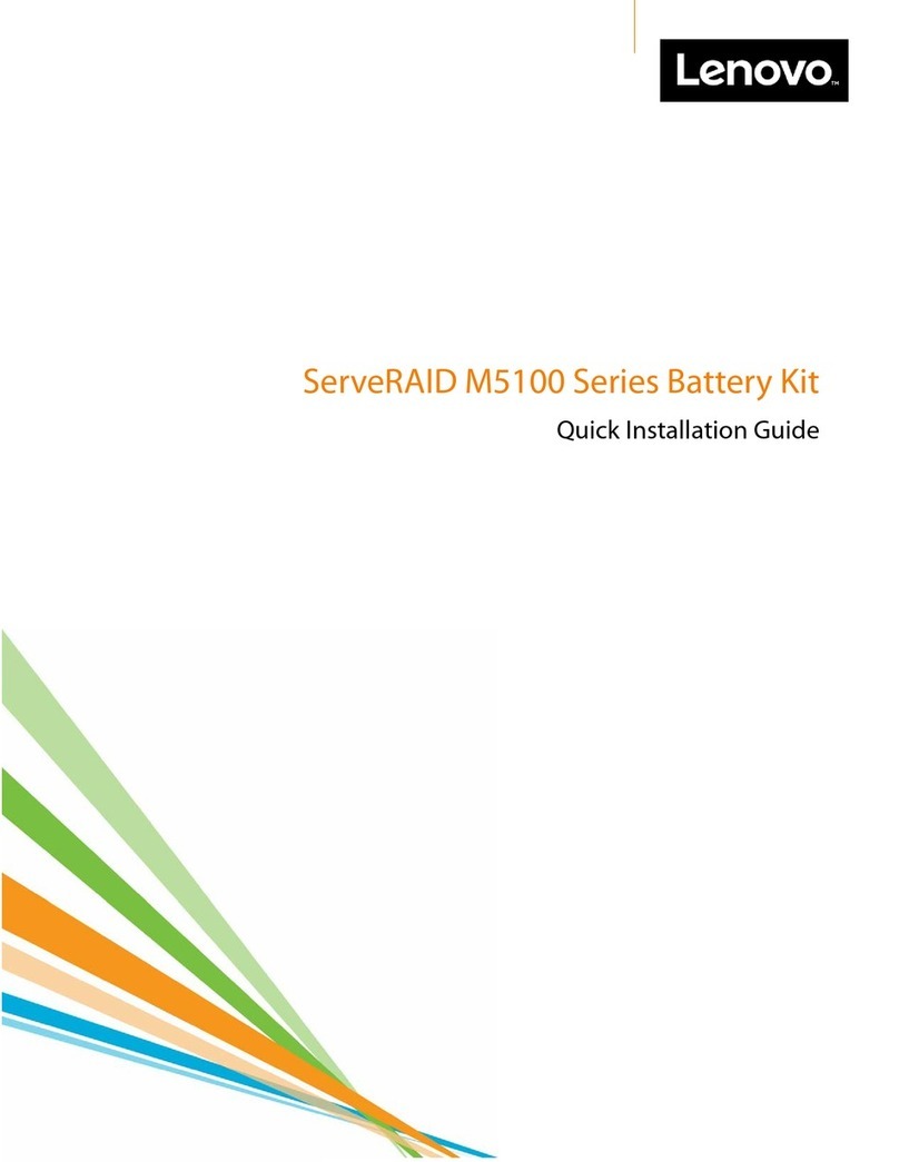 Lenovo ServeRAID M5100 Series Quick installation guide