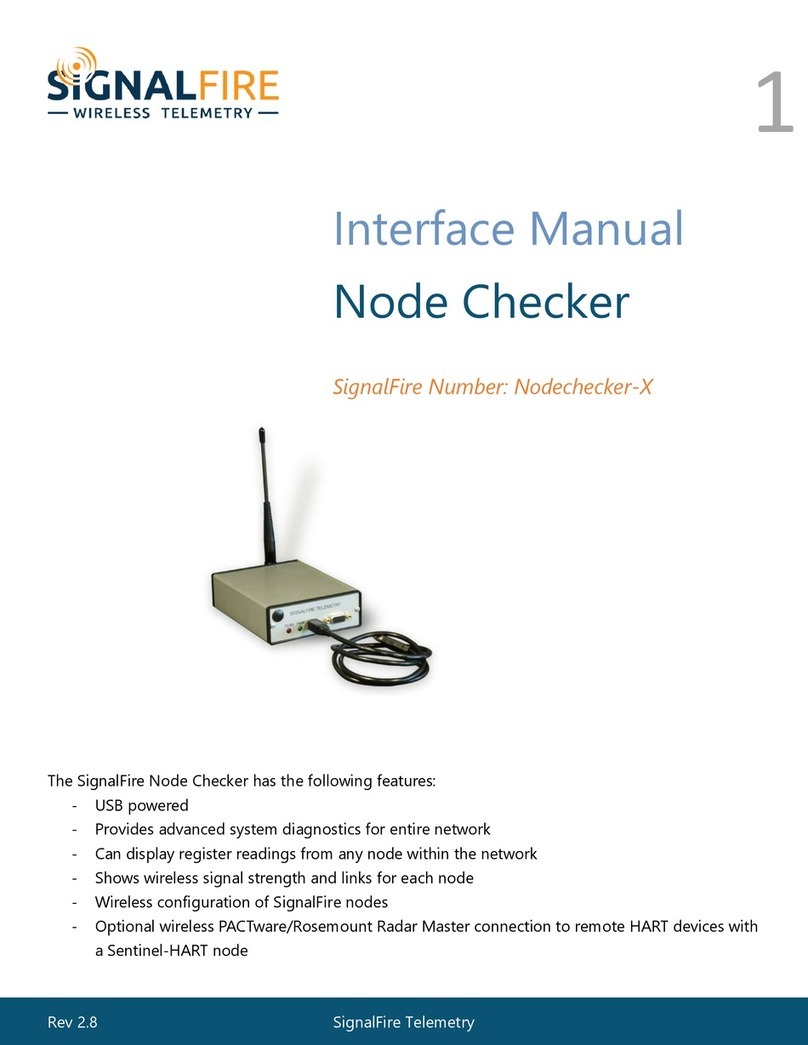 SignalFire Nodechecker-X Interface manual