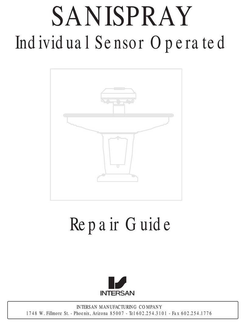 Intersan sanispray Repair guide Intersan sanispray Repair guide