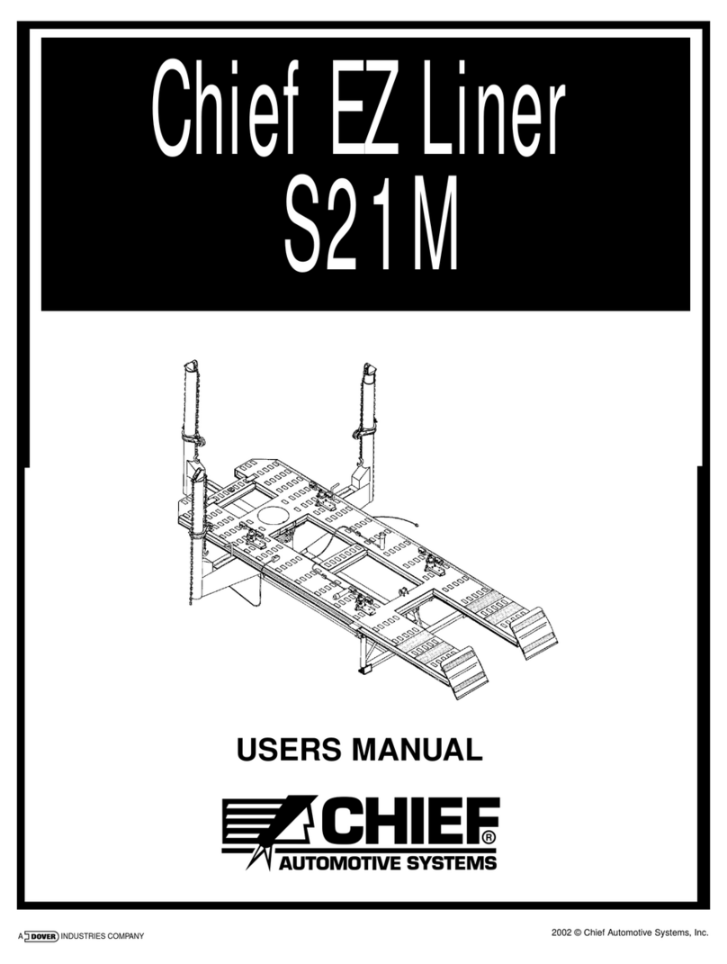 CHIEF EZ Liner S21M user manual