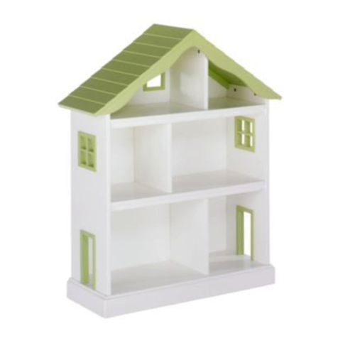 The Land of Nod Dollhouse bookcase User manual