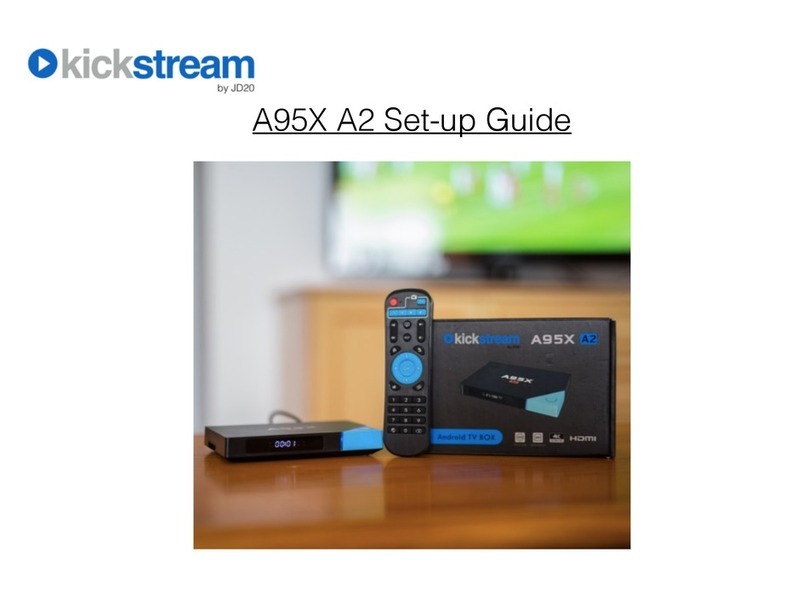 Kickstream A95X A2 User manual