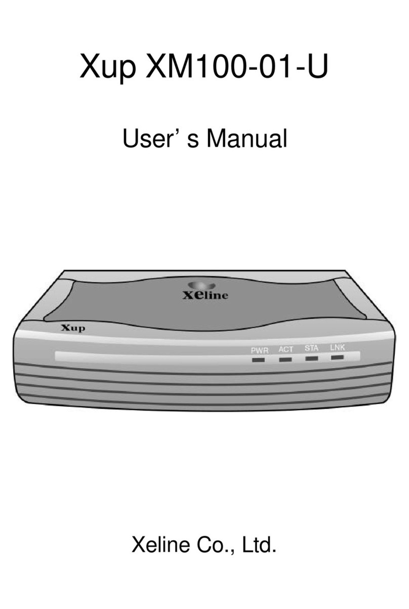 Xeline Xup XM100-01-U user manual