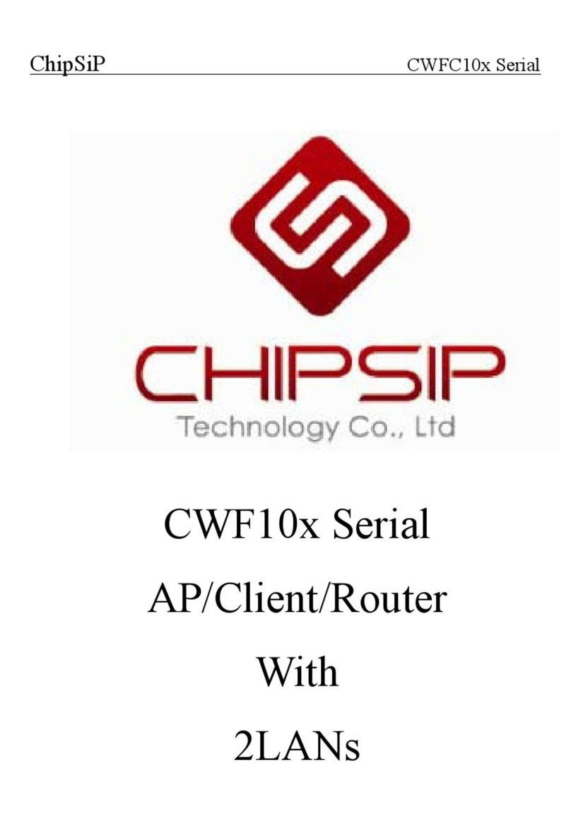 ChipSiP CWFC103 manual