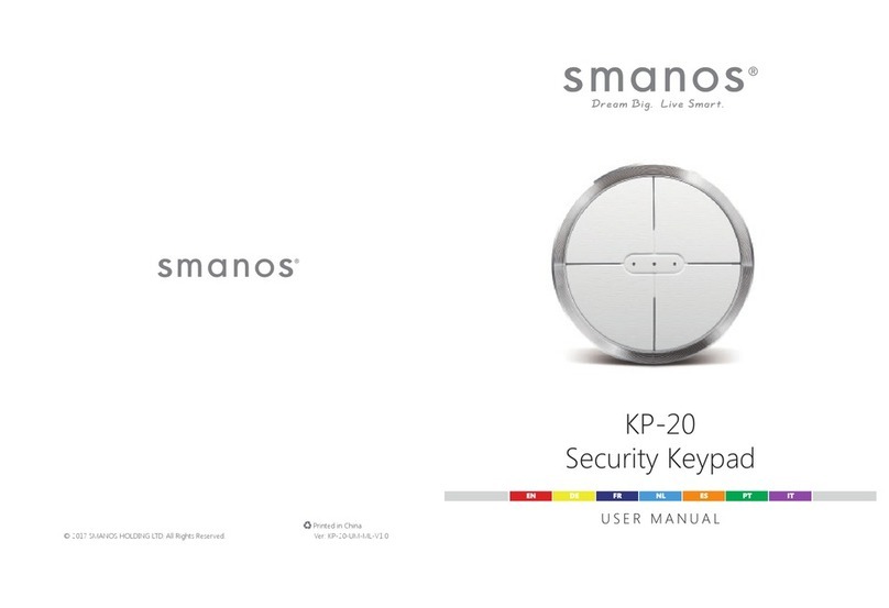 Smanos KP-20 User manual