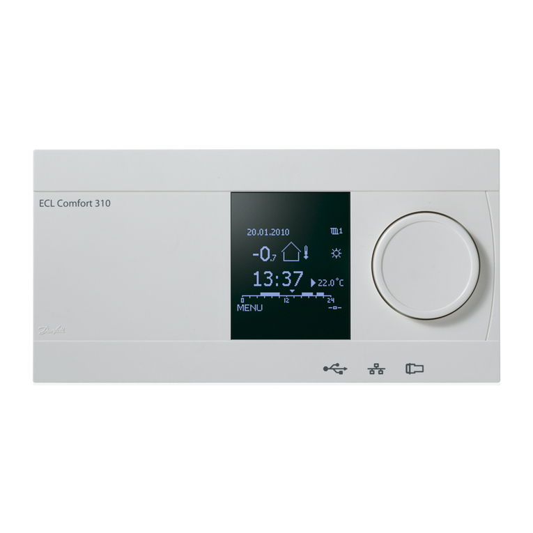 Danfoss ECL Comfort 310 operating guide