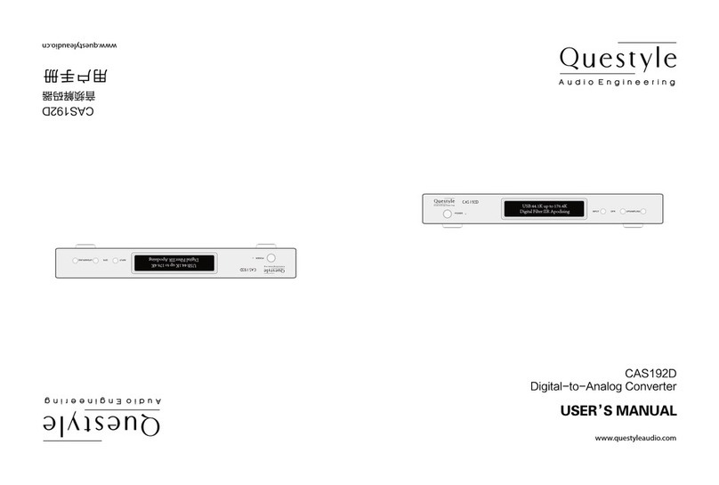 Questyle Audio CAS192D User manual