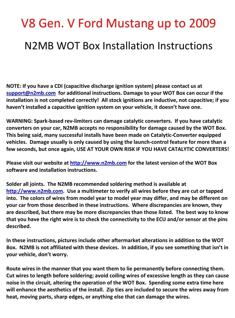 N2MB Racing WOT Box installation instructions
