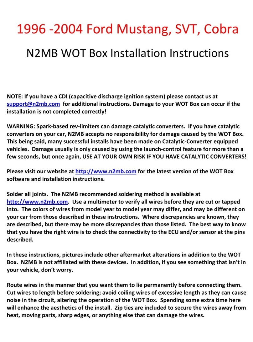 N2MB Racing WOT Box installation instructions