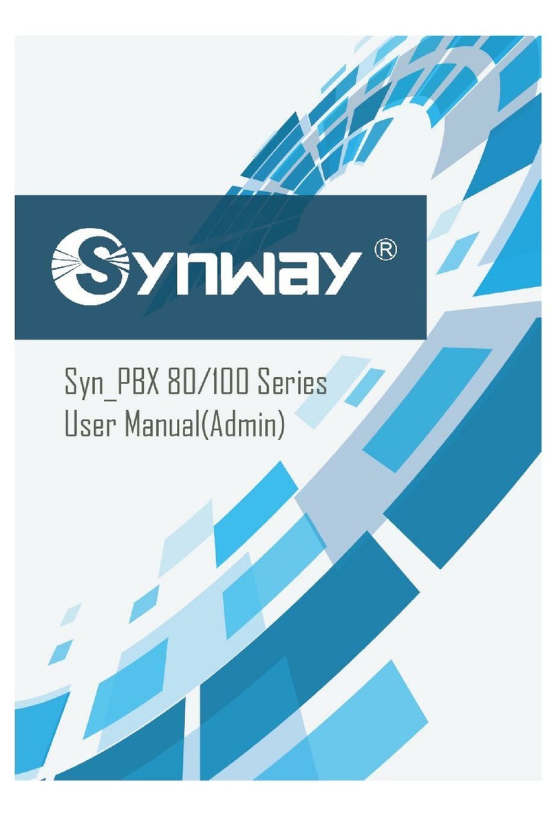 Synway Syn_PBX80 U20V2 user manual