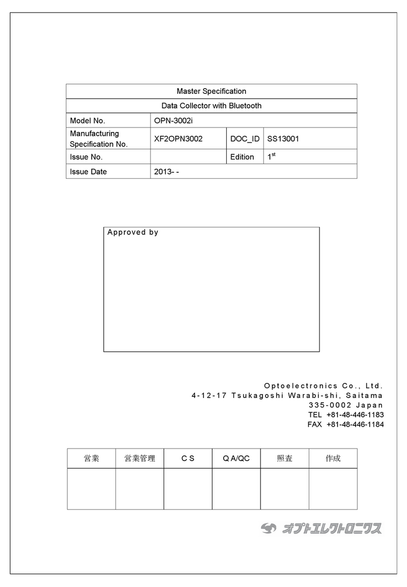 Optoelectronics OPN-3002i user manual