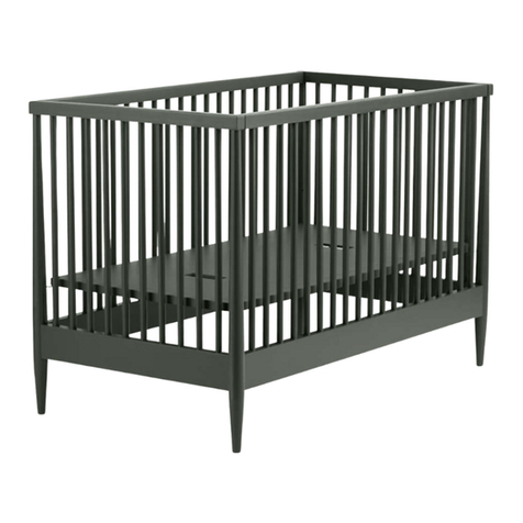 The Land of Nod Hampshire Spindle Crib User manual The Land of Nod Hampshire Spindle Crib User manual