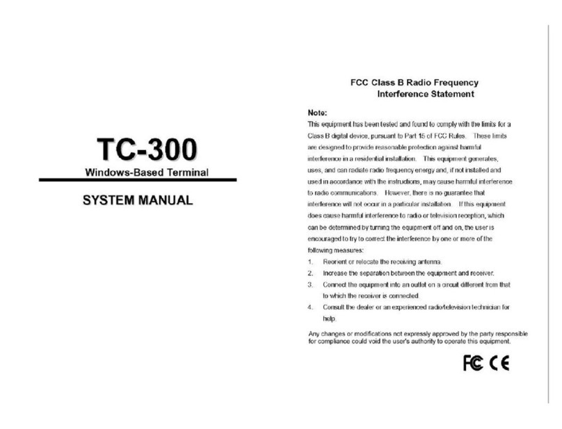 Bright Networking TC300 System manual