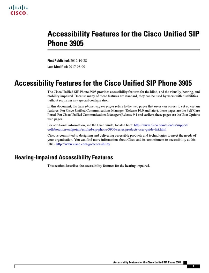 Cisco 3905 Features