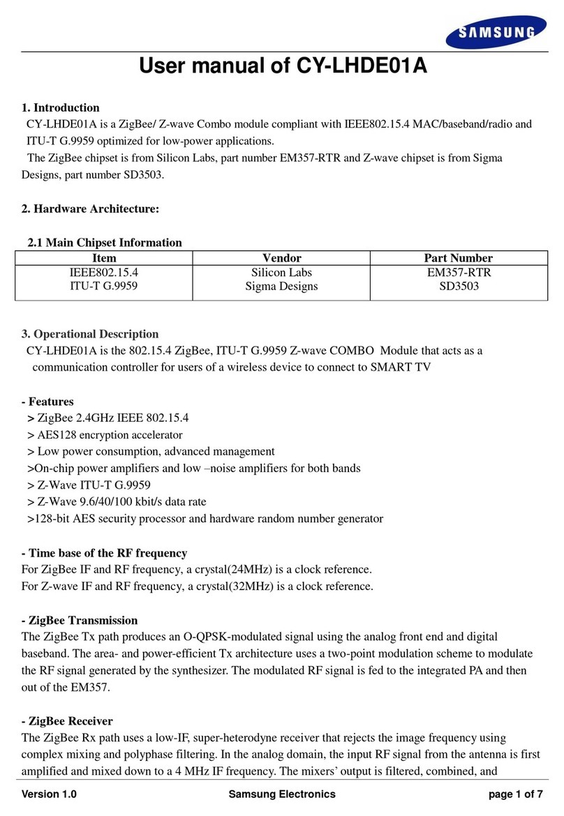 Samsung CY-LHDE01A User manual