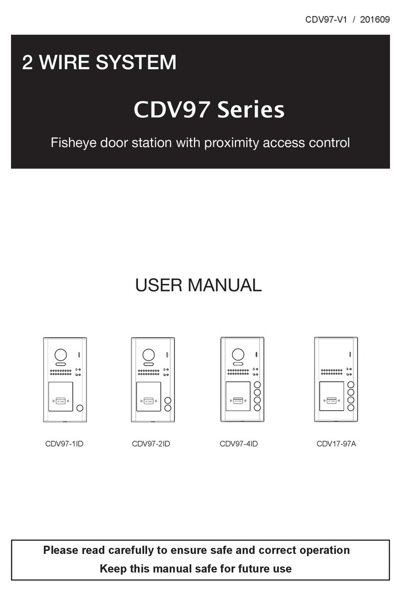 CDVI CDV97-1ID user manual