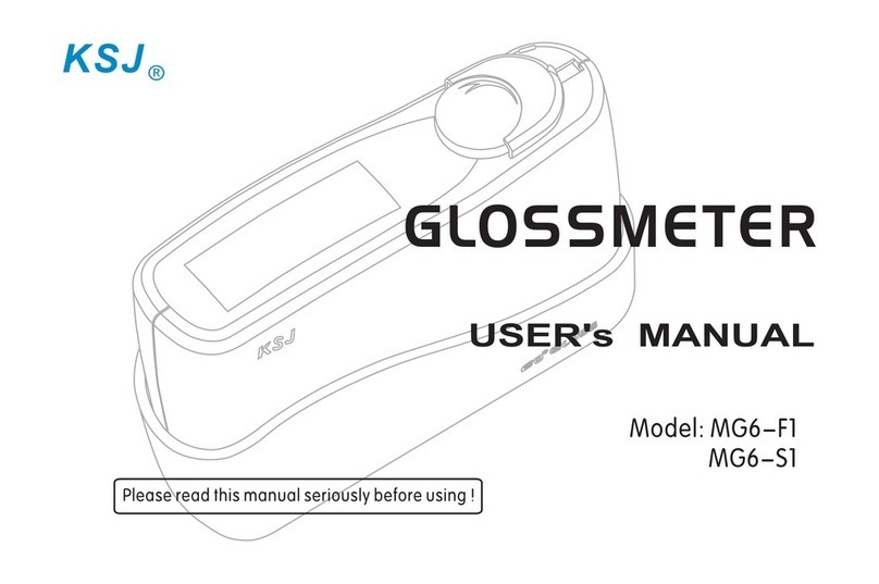 KSJ Photoelectrical Instruments Co. MG6-S1 user manual KSJ Photoelectrical Instruments Co. MG6-S1 user manual