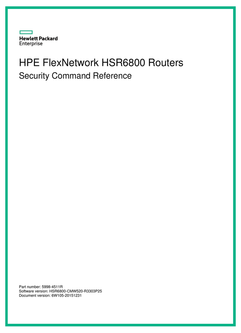 HPE FlexNetwork HSR6800 series Installation manual