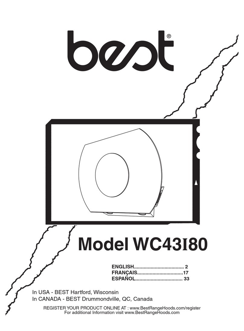 Best WC43I80 User manual