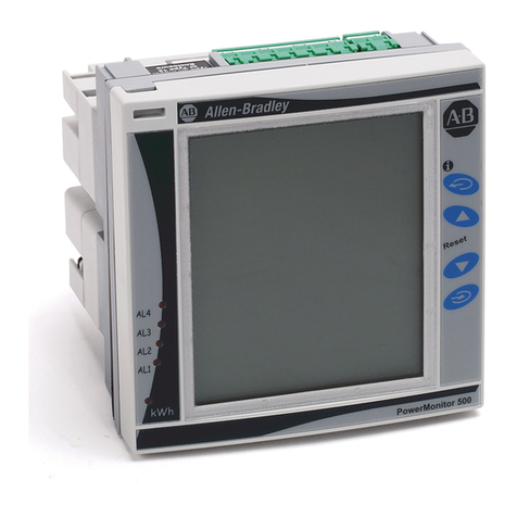 Allen-Bradley PowerMonitor 500 User manual