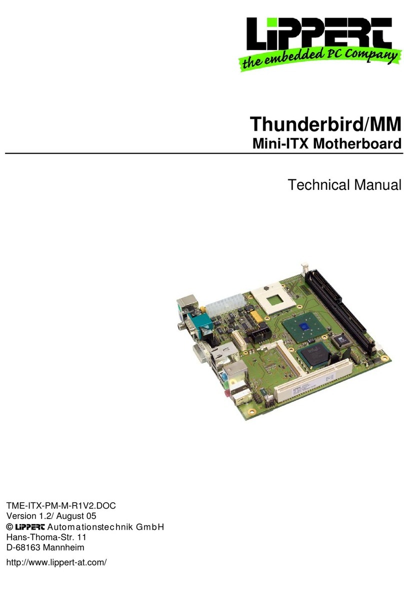 Lippert Thunderbird/MM User manual