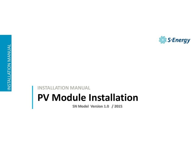 Senergy SN245P-10 installation manual