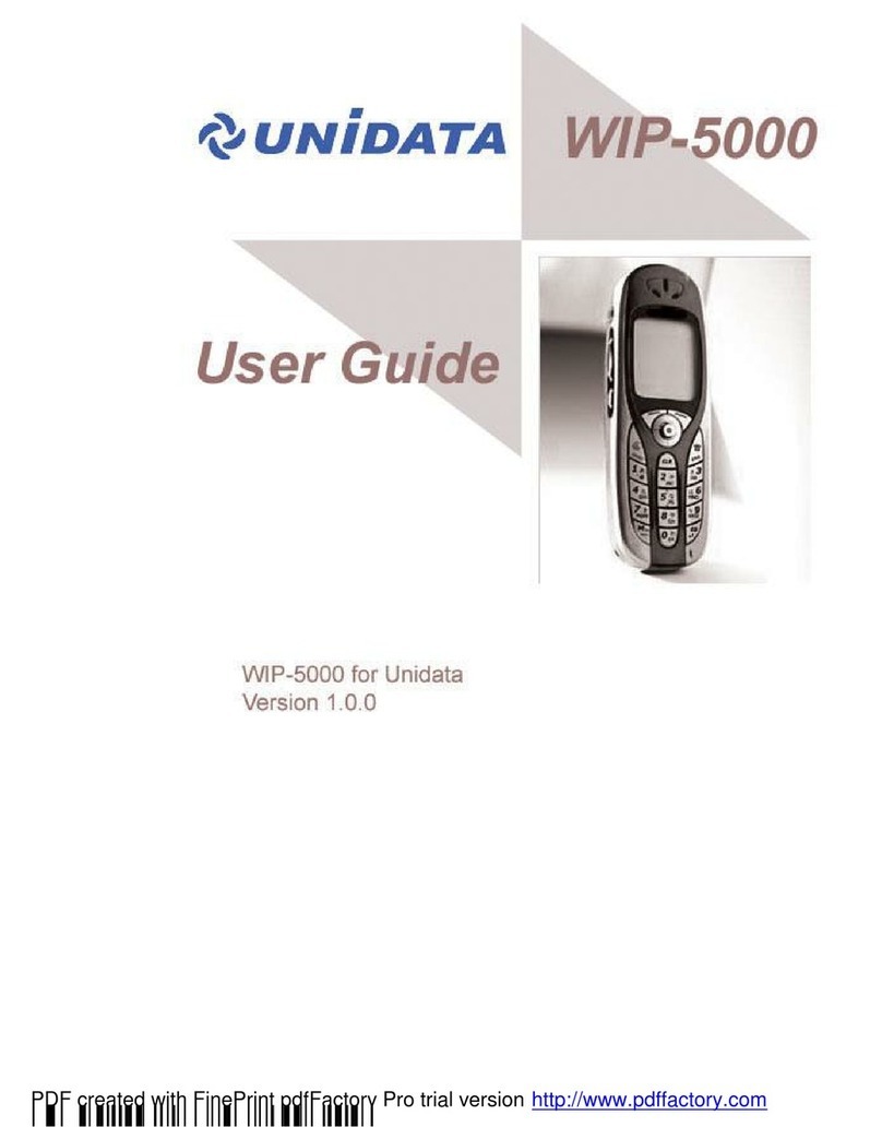 UniData Communication Systems WIP-5000 User manual