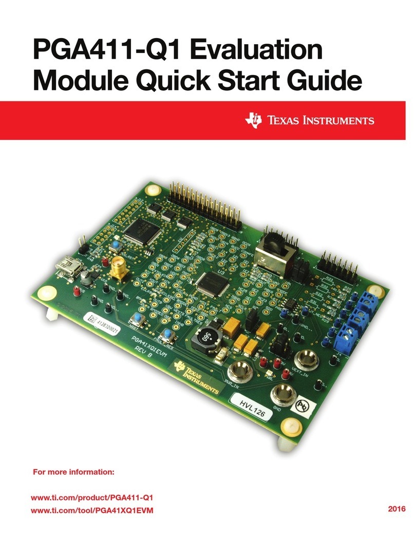 Texas Instruments PGA411-Q1 EVM User manual