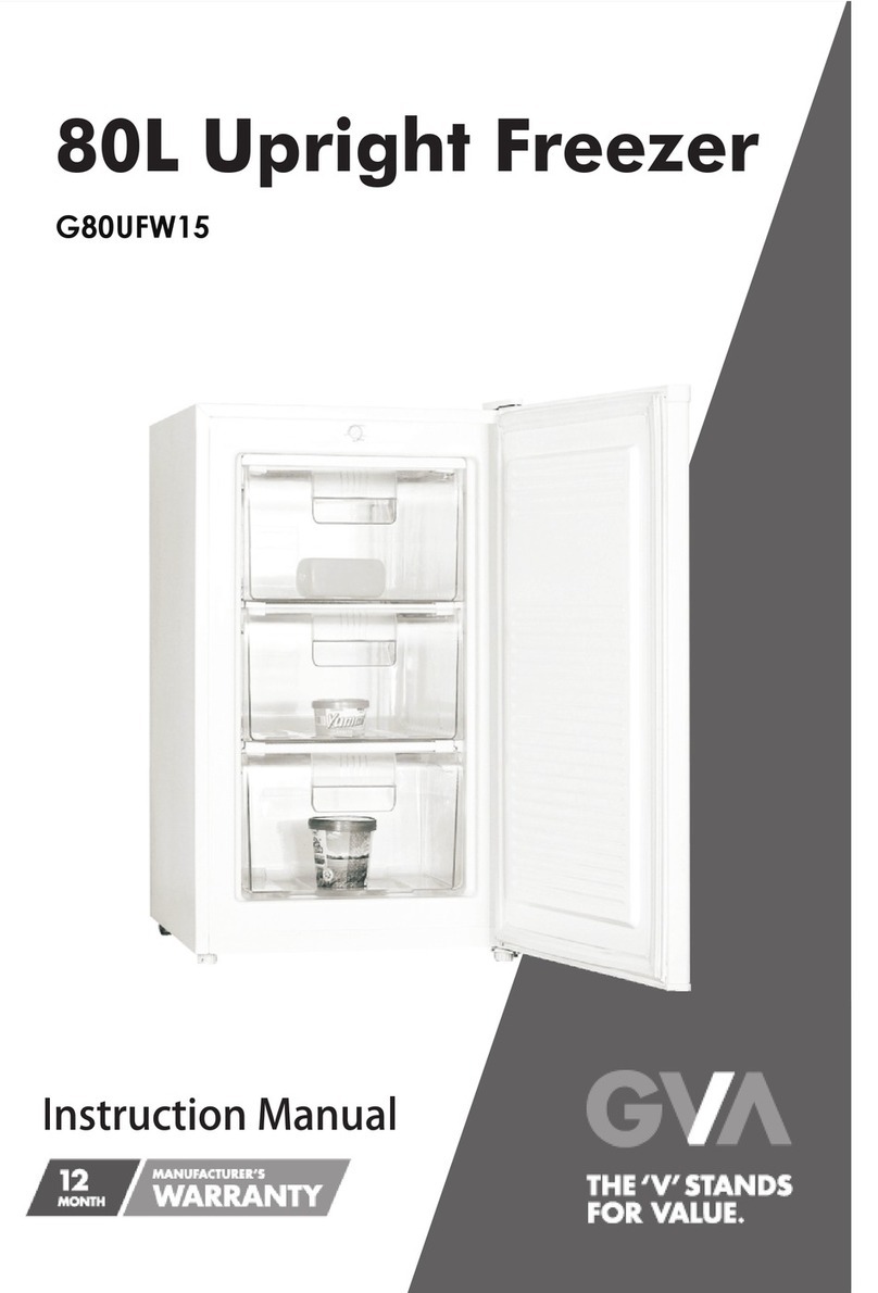 GVA G80UFW15 instruction manual