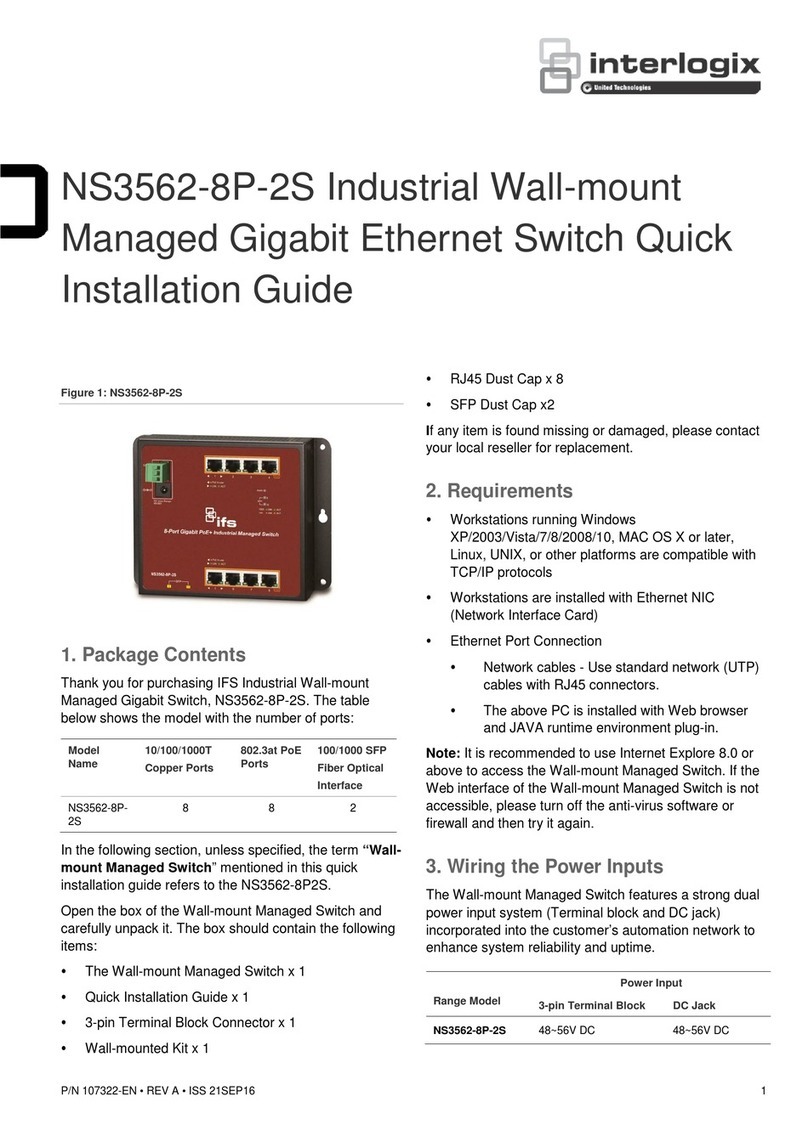 Interlogix NS3562-8P-2S User manual