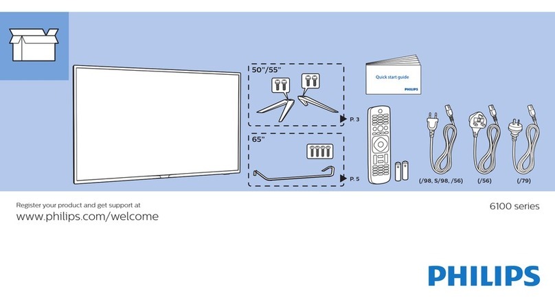 Philips 6100 series Installation instructions