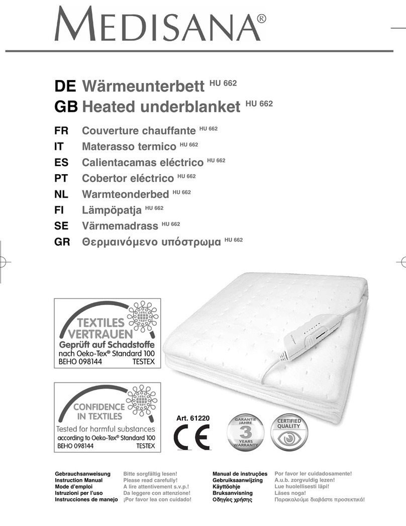 Medisana HU 662 instruction manual