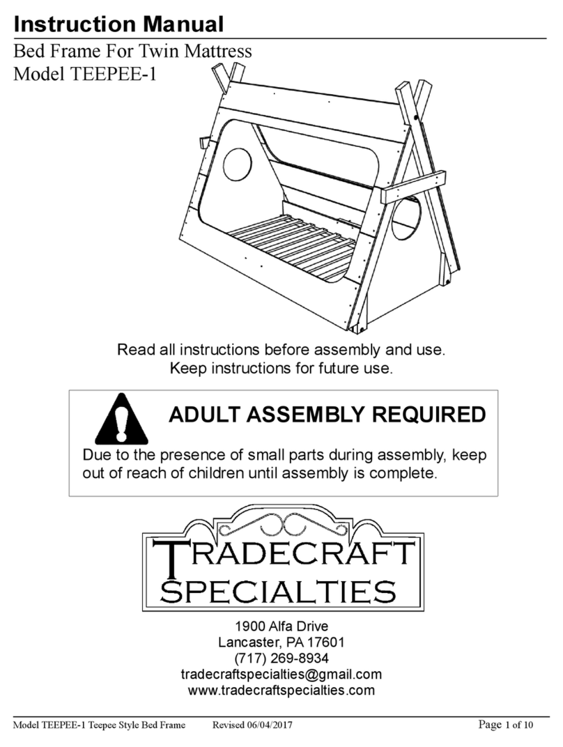Tradecraft Specialties TEEPEE-1 instruction manual