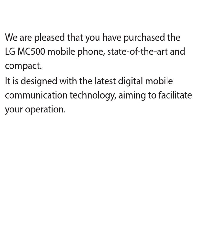 LG MC500 User manual