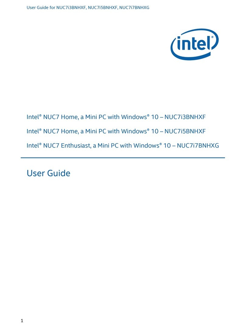 Intel NUC7i3BNHXF user guide