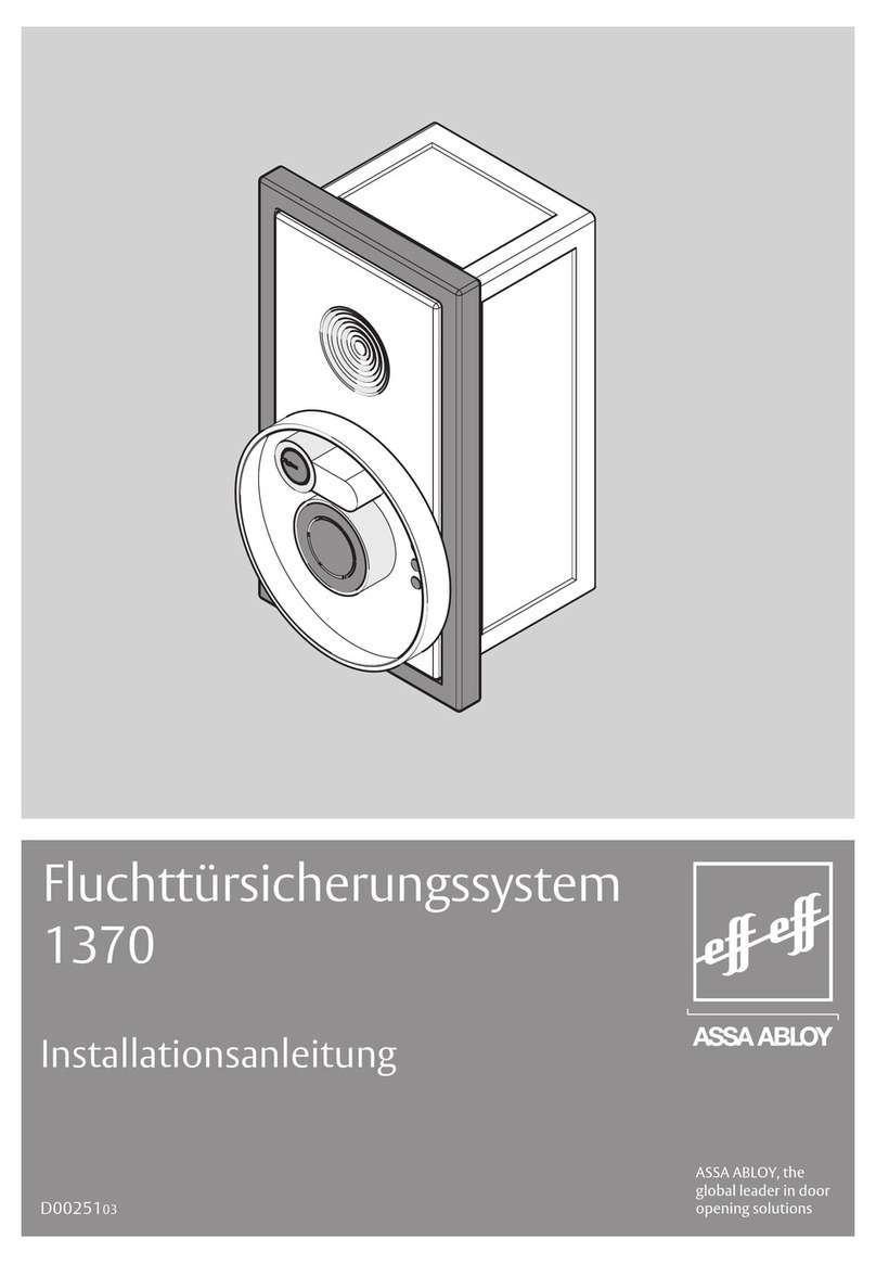 Assa Abloy 1370 installation instructions
