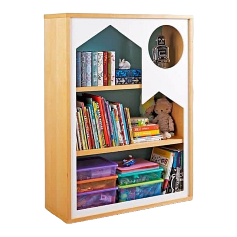 The Land of Nod Home Library Bookcase User manual