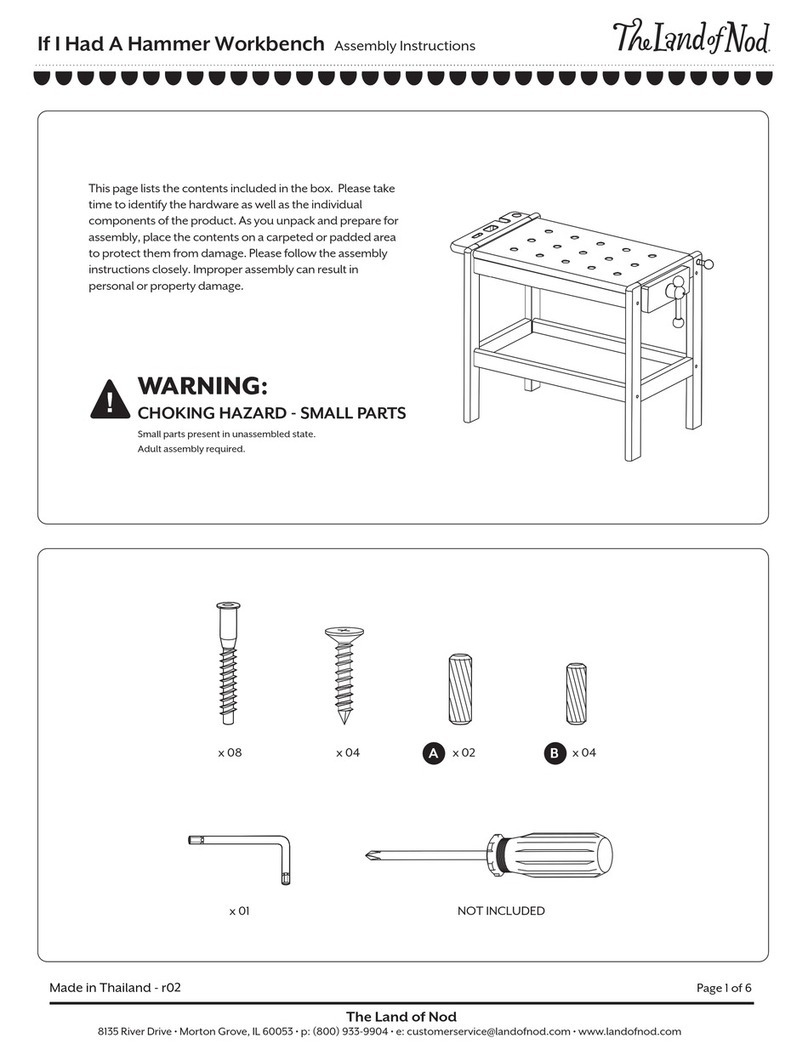 The Land of Nod If I Had A Hammer workbench User manual The Land of Nod If I Had A Hammer workbench User manual