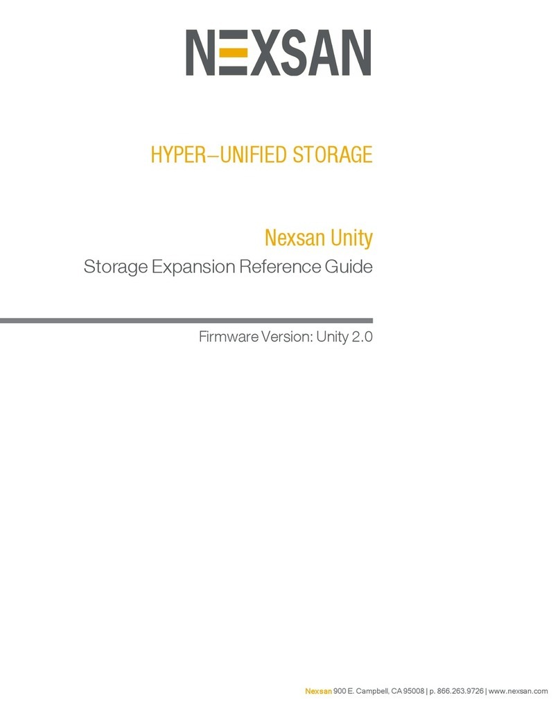 Nexsan Unity 2200 User manual