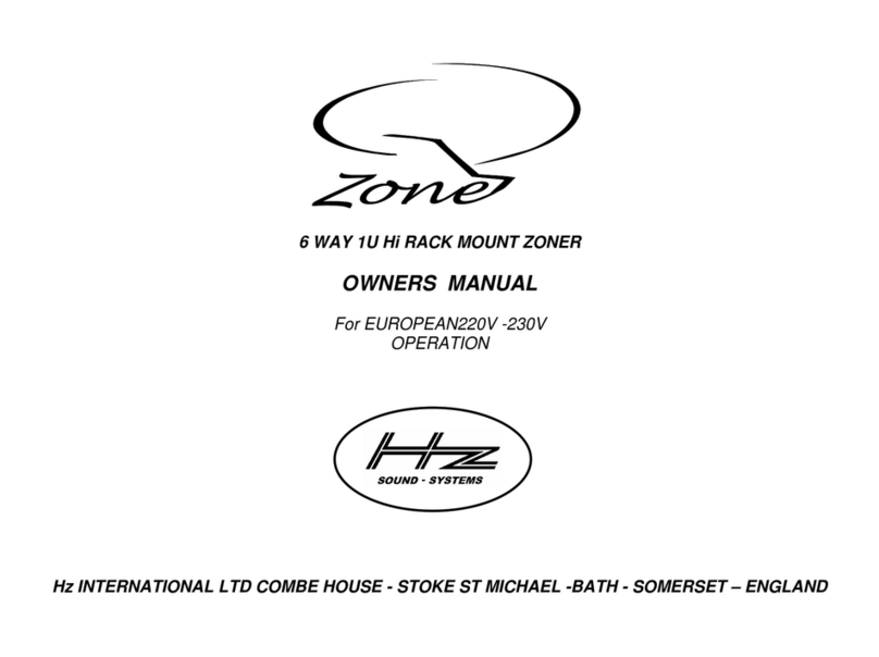 HZ Sound Systems Q-ZONE owner's manual
