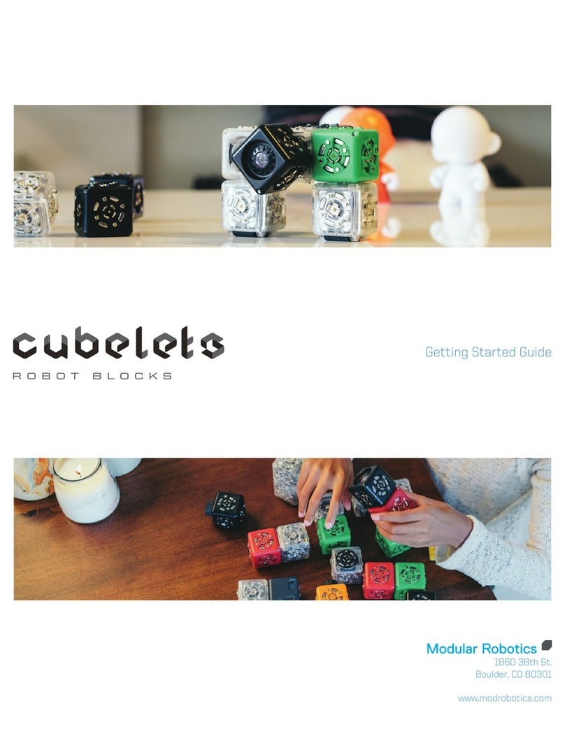 Modular Robotics cubelets robot blocks Getting started guide